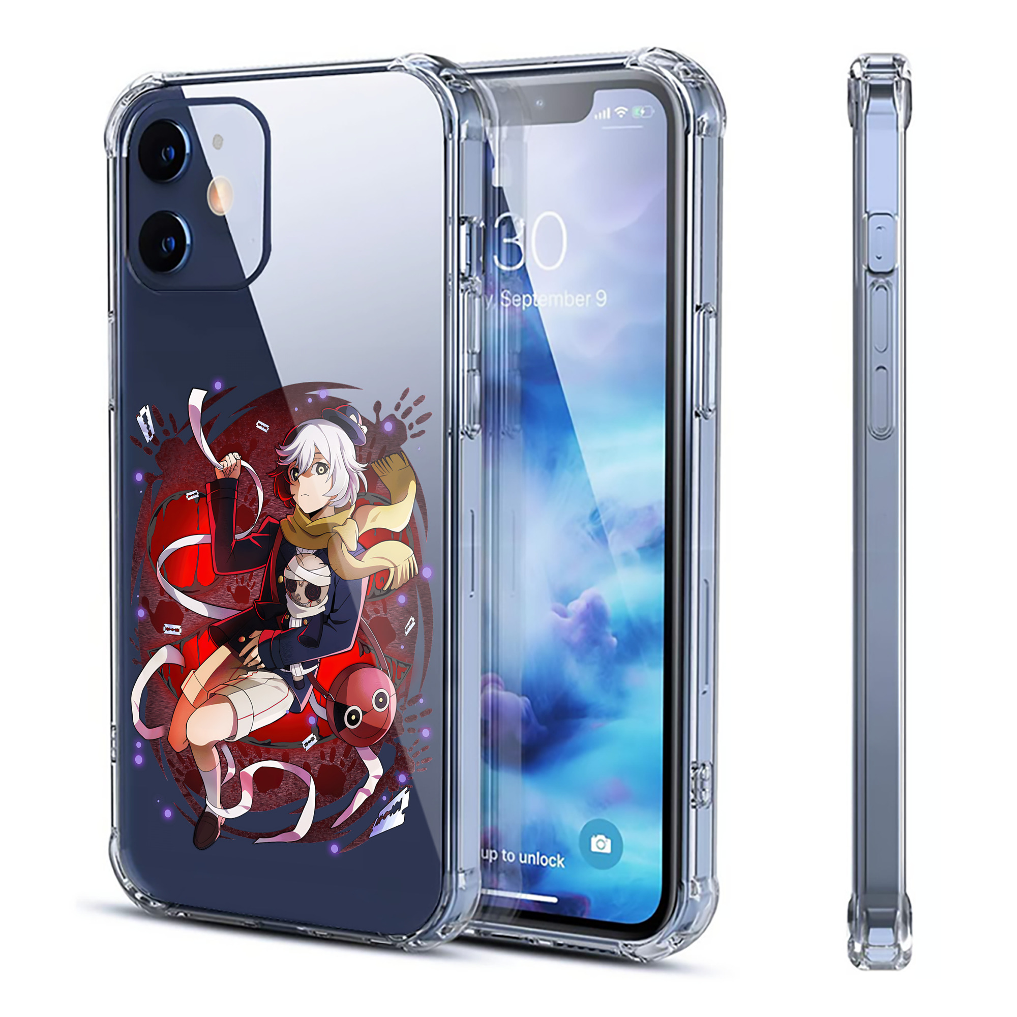 （画像用） 文豪ストレイドッグス Bungo Stray Dogs 【iPhone 12シリーズ対応】透明スマホケース（クリアソフトケース）